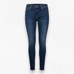 Madewell Quincy Dark Wash Low Rise Ankle Length Skinny Skinny Jeans Size 26